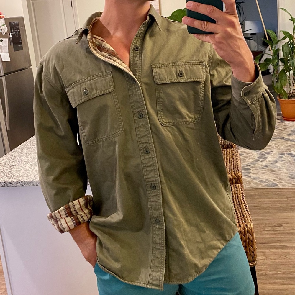 SOLD LL Bean Work Shirt/ Jacket